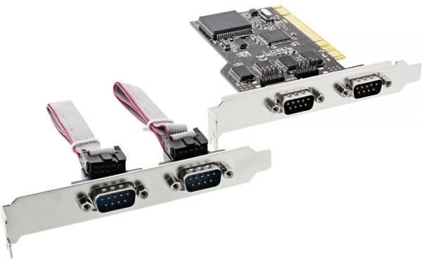 InLine 66639I, PCI, MCS9865, 0,1152 Gbit/s, 115,2 Mbit/s, Koblet med ledninger (ikke trådløs), DOS 6.22 Windows 2000, XP 32/64-bit, Server 2003 32/64