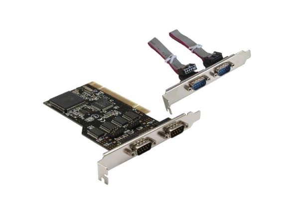 InLine 66639I, PCI, MCS9865, 0,1152 Gbit/s, 115,2 Mbit/s, Koblet med ledninger (ikke trådløs), DOS 6.22 Windows 2000, XP 32/64-bit, Server 2003 32/64