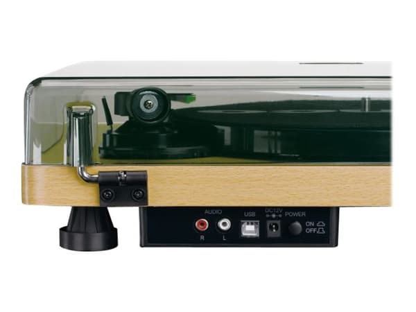 Lenco L-30, Hihnakäyttöinen levysoitin, Puoliautomaattinen, Puu, Puu, 33,45 RPM, AC