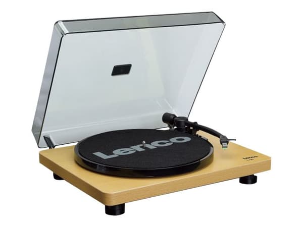 Lenco L-30, Hihnakäyttöinen levysoitin, Puoliautomaattinen, Puu, Puu, 33,45 RPM, AC