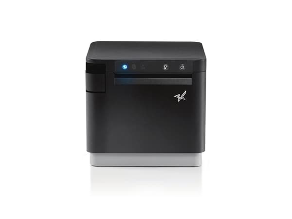Star Micronics mC-Print3, Thermal, 3in, Cutter, Ethernet (LAN), USB, CloudPRNT, Black, EU & UK, PS60C Power Supply included, Suoralämpö, Maksupäätetu