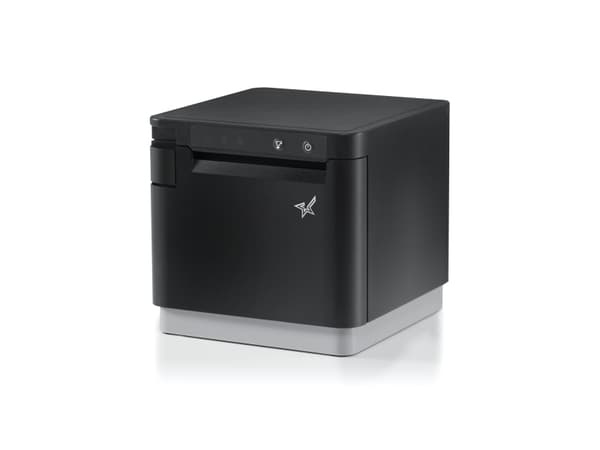 Star Micronics mC-Print3, Thermal, 3in, Cutter, Ethernet (LAN), USB, CloudPRNT, Black, EU & UK, PS60C Power Supply included, Suoralämpö, Maksupäätetu