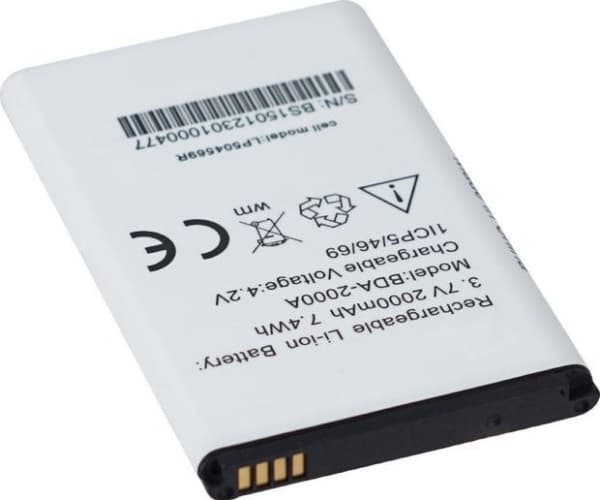 CoreParts - Batteri - Li-Ion - 1700 mAh - 6,29 Wh - sort