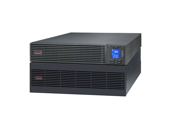 APC Easy UPS SRV SRV6KRIL - UPS (kan monteres i rack) - AC 220-240 V - 6000 watt - 6000 VA - enkeltfase - USB, RS-232 - utgangskontakter: 1 - 2U - me