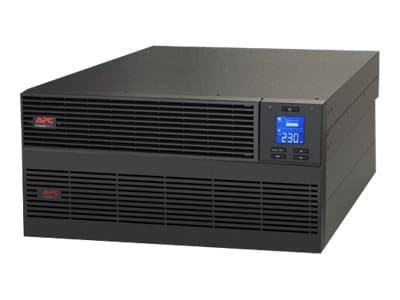 APC Easy UPS SRV SRV6KRIL - UPS (kan monteres i rack) - AC 220-240 V - 6000 watt - 6000 VA - enkeltfase - USB, RS-232 - utgangskontakter: 1 - 2U - me Sort