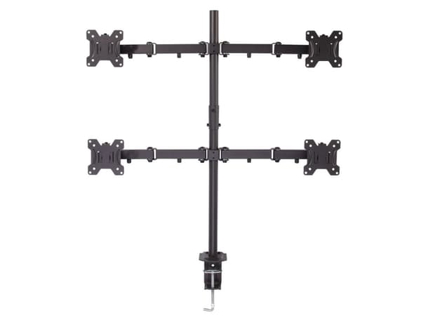 Lindy 40659 monitorin kiinnike ja jalusta 71,1 cm (28") Ruuvit Musta