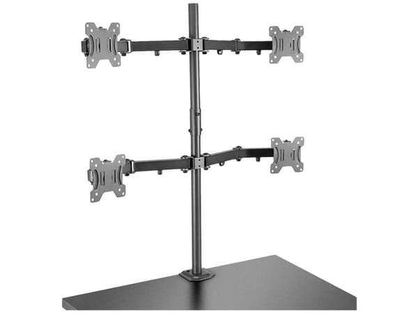 Lindy 40659 monitorin kiinnike ja jalusta 71,1 cm (28") Ruuvit Musta