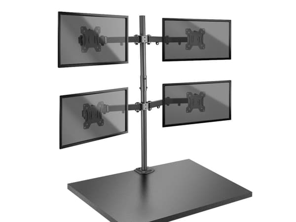 Lindy 40659 monitorin kiinnike ja jalusta 71,1 cm (28") Ruuvit Musta