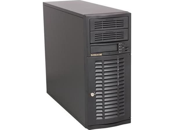 Supermicro SC733 TQ-668B - Tower - utvidet ATX (E-ATX) - SATA/SAS - hot-swap 668 watt - svart - USB