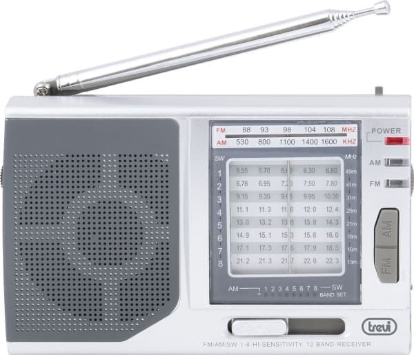Trevi MB 728, Bærbar, Analog, AM, FM, SW, 87,5 - 108 MHz, 520 - 1620 kHz, 8550 - 22300 kHz