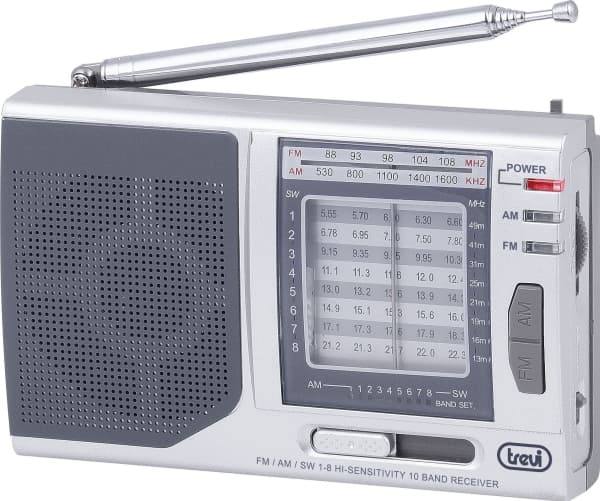 Trevi MB 728, Bærbar, Analog, AM, FM, SW, 87,5 - 108 MHz, 520 - 1620 kHz, 8550 - 22300 kHz