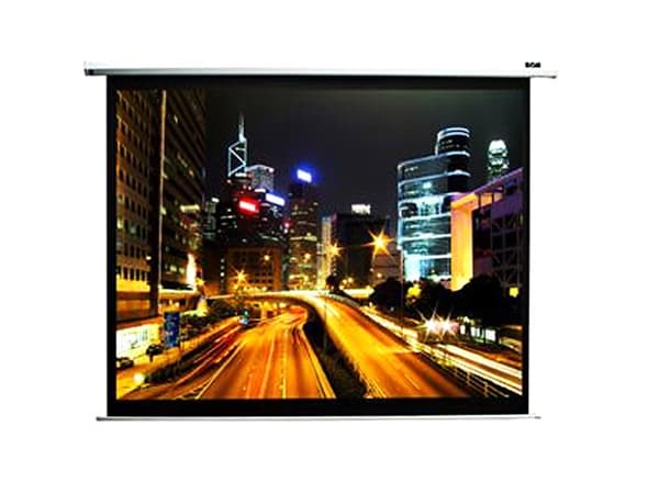 Elite Spectrum Series Electric84V - Projektorduk - takmontering, väggmontering - motoriserad - 84" (213 cm) - 4:3 - Matte White - vit