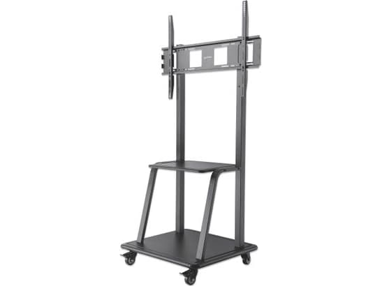 Manhattan 461665, 170 kg, 94 cm (37"), 2,54 m (100"), 800 x 400 mm, Korkeudensäätö, Musta
