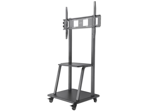 Manhattan 461665, 170 kg, 94 cm (37"), 2,54 m (100"), 800 x 400 mm, Korkeudensäätö, Musta