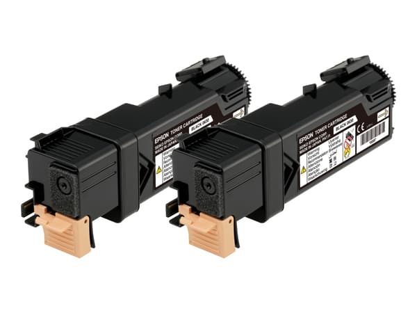 Epson Economy Pack - 2-pack - svart - original - tonerkassett - för AcuLaser C2900DN, C2900N, CX29DNF, CX29NF