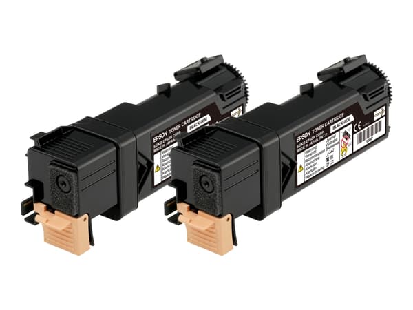 Epson Economy Pack - 2-pack - svart - original - tonerkassett - för AcuLaser C2900DN, C2900N, CX29DNF, CX29NF