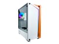 Miniatyrbilde 1 av 5: AZZA Apollo 430 - Tower - ATX - sidepanel med vindu (herdet glass) - ingen strømforsyning (ATX) - hvit - USB/lyd