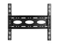 Miniatyrbilde 5 av 5: B-TECH BT8441 - Monteringssett (veggplate, 2 x grensesnittsarmer) - lav profil - for LCD-skjerm - svart - skjermstørrelse: inntil 55"