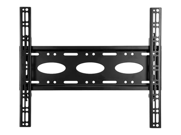 B-TECH BT8441 - Monteringssett (veggplate, 2 x grensesnittsarmer) - lav profil - for LCD-skjerm - svart - skjermstørrelse: inntil 55"