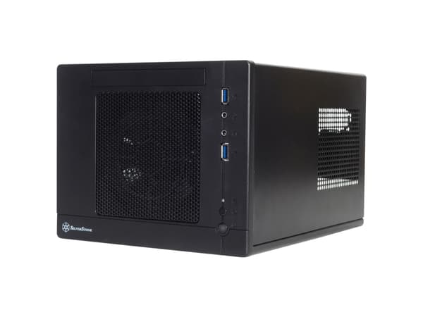 SilverStone SUGO SG05-Lite - Tower - Mini-DTX - ingen strømforsyning - svart - USB/lyd