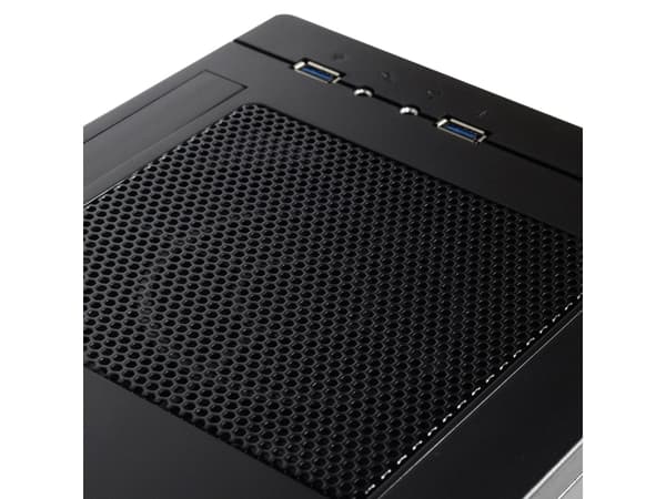 SilverStone SUGO SG05-Lite - Tower - Mini-DTX - ingen strømforsyning - svart - USB/lyd