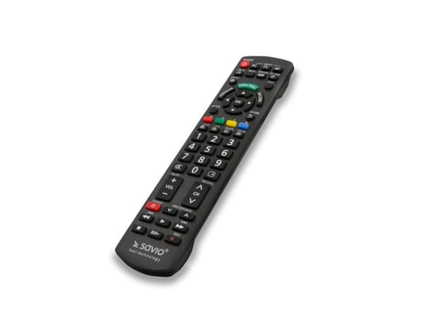 Savio RC-06 do TV Panasonic, TV, IR Wireless, Press buttons, Black