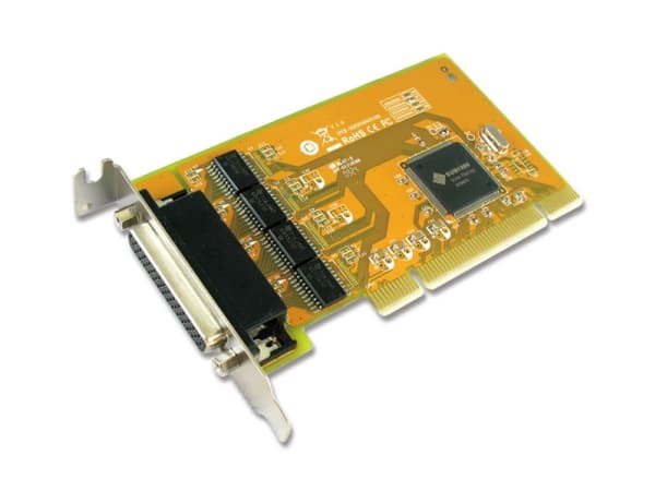 Sunix SER5056AL - Seriell adapter - PCI lav profil - RS-232 x 4