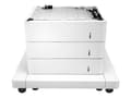 Miniatyrbild 2 av 5: HP Paper Feeder with Cabinet - Skrivarstativ med pappersmatare - 1650 ark i 3 fack - för LaserJet Enterprise MFP M634; LaserJet Enterprise Flow MFP M