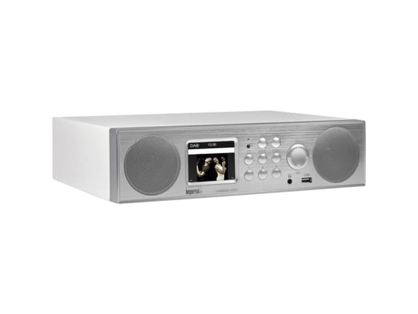 imperial Radio DABMAN i450 Internet/DAB+/UKW valkoinen-hopea