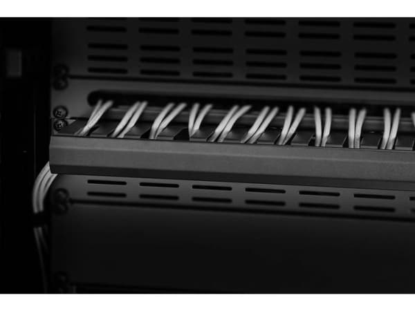 Renkforce RF-3429150 19 tuuman verkkokaapelointi 1 U Musta