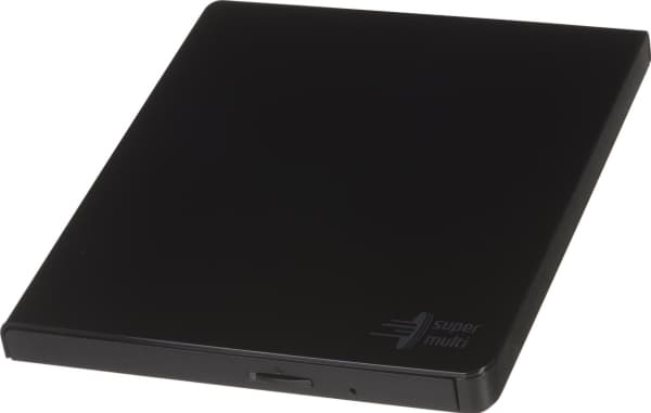 Hitachi-LG Slim Portable DVD-Writer, Musta, Kelkka, Työpöytä/Notebook, DVD±RW, USB 2.0, 60000 h
