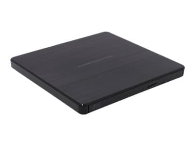 Hitachi-LG Slim Portable DVD-Writer, Musta, Kelkka, Työpöytä/Notebook, DVD±RW, USB 2.0, 60000 h musta