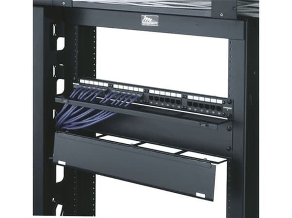 Middle Atlantic HHCM-2 - Rack-kabelføringssett - svart pulverjakke - 2U - 19"
