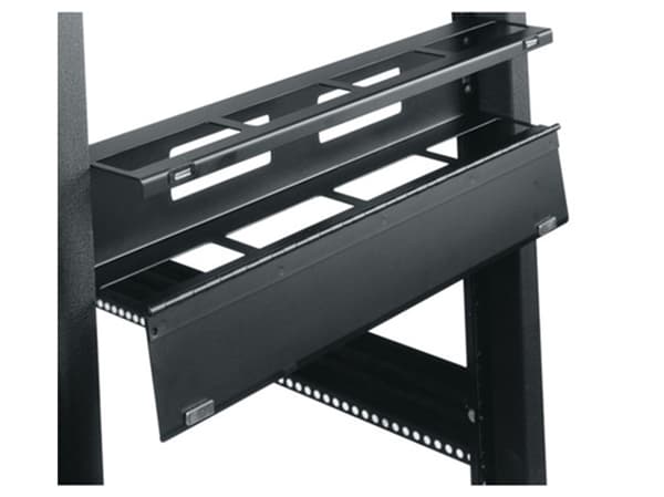 Middle Atlantic HHCM-2 - Rack-kabelføringssett - svart pulverjakke - 2U - 19"