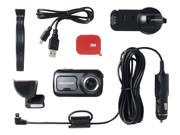 Nextbase 422GW - Dashcam / 1440p / 30 fps - trådløst netværk, Bluetooth - GPS - G-Sensor - sort