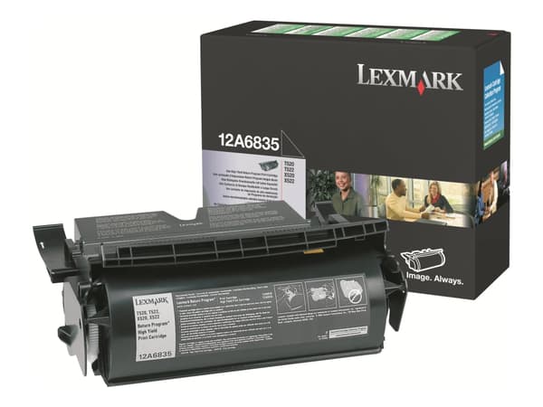 Lexmark - Høy ytelse - svart - original - tonerpatron LCCP, LRP - for Lexmark T520, T522, X520, X522