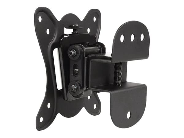 Maclean MC-670 - Monteringssett (spindel) - for TV og skjerm - metall - pulverbelagt svart - skjermstørrelse: 13"-27" - veggmonterbar