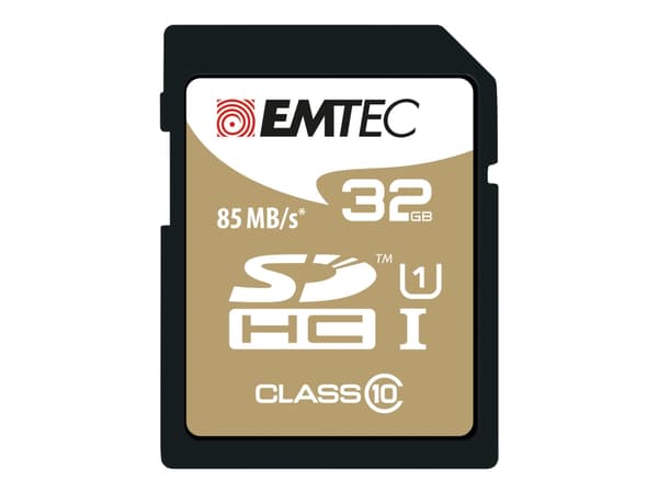 EMTEC Gold+ - Flash-minneskort - 32 GB - Class 10 - SDHC