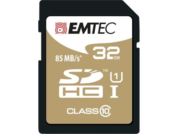 EMTEC Gold+ - Flash-minneskort - 32 GB - Class 10 - SDHC