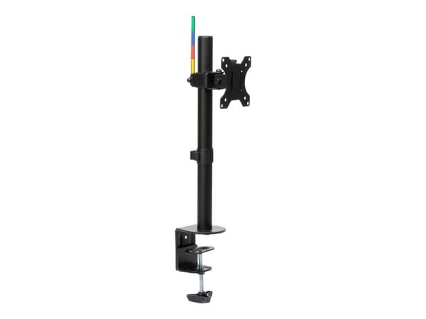 Kensington SmartFit Ergo Single Monitor Arm - Monteringssett - justerbar arm - for Skjerm - svart - skjermstørrelse: inntil 34" - skrivebord, C-klemm