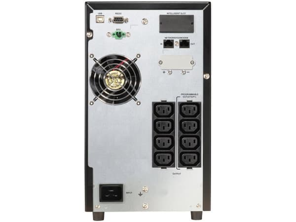 PowerWalker VFI 2000 CG PF1, Dobbeltkonvertering (Online), 2 kVA, 2000 W, 110 V, 300 V, 40/70 Hz