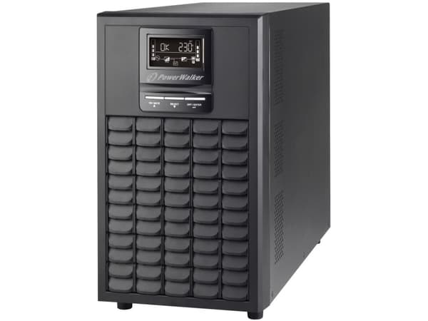 PowerWalker VFI 2000 CG PF1, Dobbeltkonvertering (Online), 2 kVA, 2000 W, 110 V, 300 V, 40/70 Hz Sort