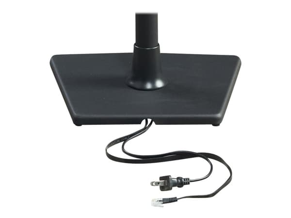 Sanus WSS21 - Stativ - for høyttaler(e) - eloksert aluminium - svart - plassering på gulv - for Sonos One, PLAY:1, PLAY:3