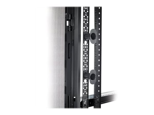 APC NetShelter SX - Rackkabelstyringspanel - svart - 42U - for P/N: SMX1000C, SMX1500RM2UC, SMX1500RM2UCNC, SMX750C, SMX750CNC, SRT5KRMXLW-TW