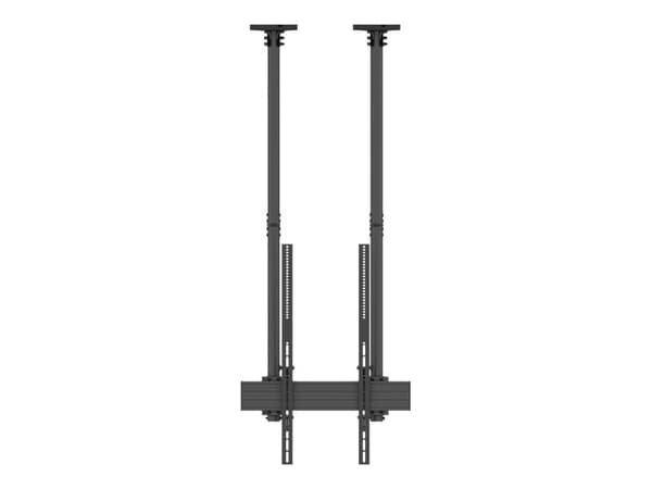 Multibrackets PRO Series M Ceiling Mount Pro MBC1UPSD - Brakett - for LCD-skjerm - aluminium, stål - svart - skjermstørrelse: 40"-100" - takmonterbar
