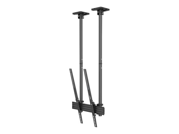 Multibrackets PRO Series M Ceiling Mount Pro MBC1UPSD - Brakett - for LCD-skjerm - aluminium, stål - svart - skjermstørrelse: 40"-100" - takmonterbar