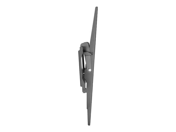 DELTACO - Monteringssett (veggplate, 2 VESA-skinner) - for flatpanel - plastikk, stål - matt svart - skjermstørrelse: 32"-55"