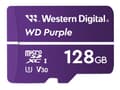 Miniatyrbild 5 av 5: WD Purple WDD128G1P0A - Flash-minneskort - 128 GB - Video Class V30 / UHS-I U3 - microSDXC - lila