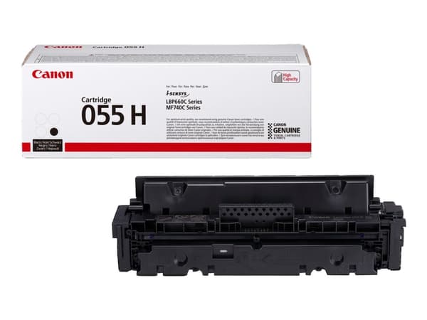 Canon 055H, 7600 sivua, Musta, 1 kpl