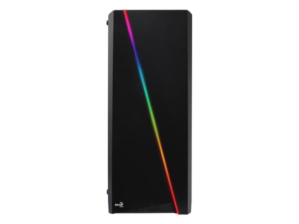 AeroCool Cylon - Tower - ATX - sidepanel med vindu - ingen strømforsyning - svart - USB/lyd